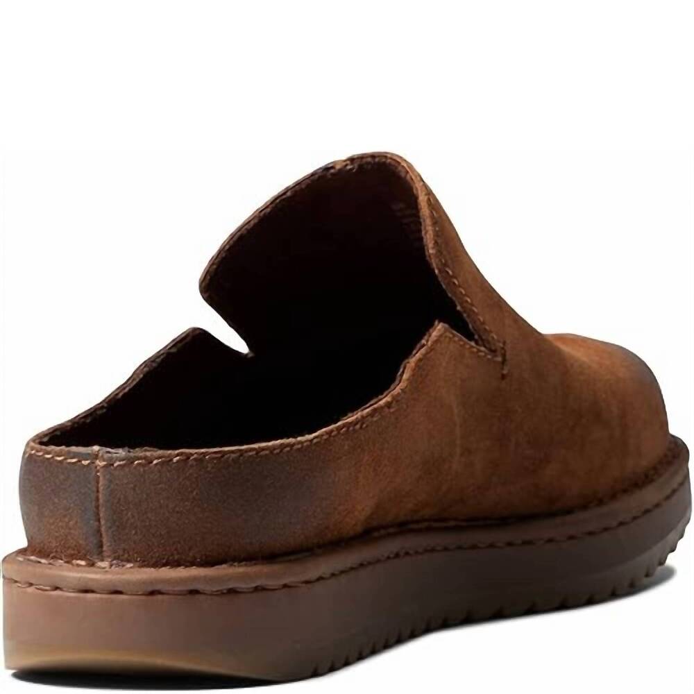 NEW BORN men's jude slip-on shoes in tan/brown - Picture 2 of 3